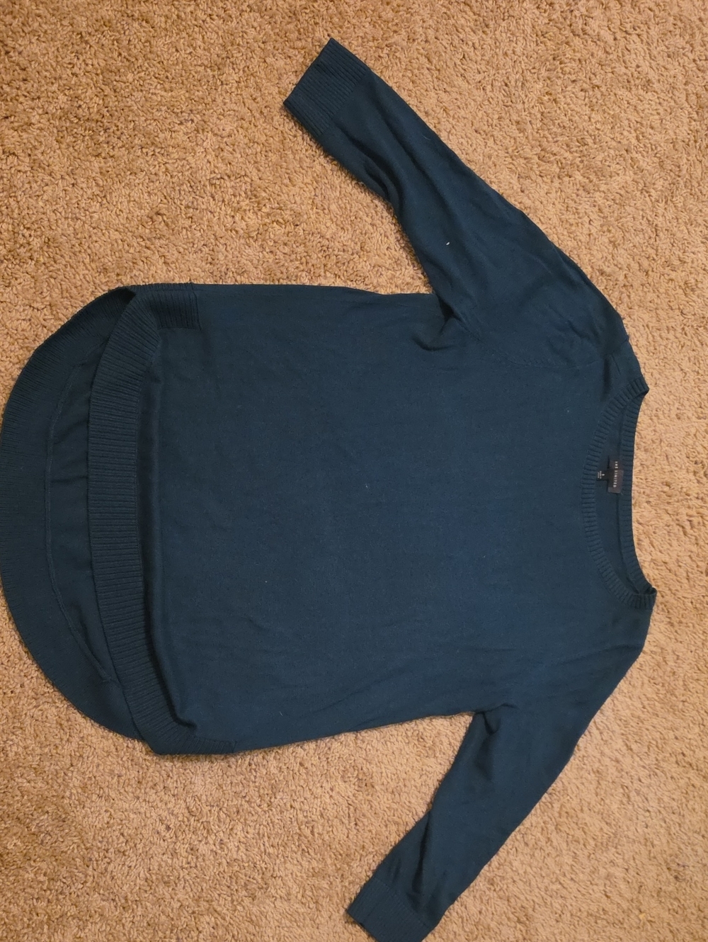 The Limited Teal Crewneck Pullover Sweater